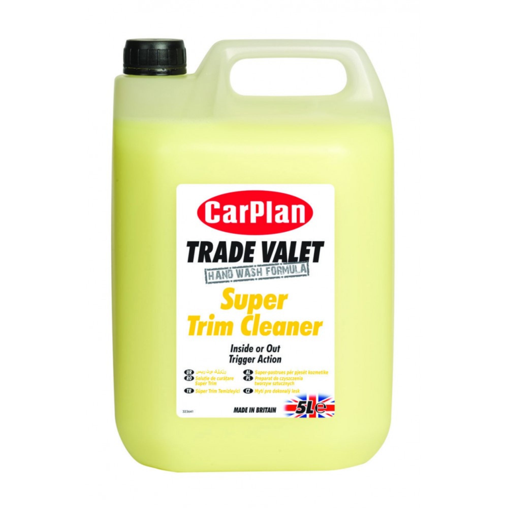 CarPlan  Super Trim Cleaner Trade Valet Inside Out Trigger Action Hand Wash 5L